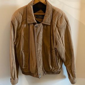Men’s vintage soft leather jacket